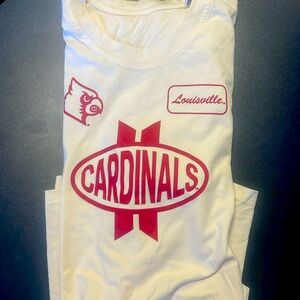 NEW LOUISVILLE CARDINALS ADIDAS T SHIRT ZERO DYE